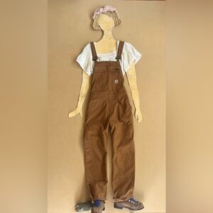 Women's Carhartt Rugged Flex Loose Fit
Canvas Overalls sz L